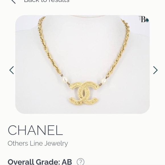 Chanel Vintage 1985 CC Logo Necklace Authentic Rare Gold-Tone - Picture 7 of 9